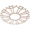 Ekena Millwork Augustus Wood Fretwork Pierced Ceiling Medallion, Cherry, 38"OD x 13 3/8"ID x 1/4"T CMWP38X38X0250AUCH - alternate 3